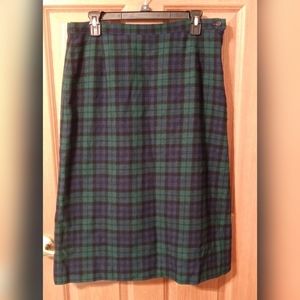 Vintage Pendleton tartan skirt size 16